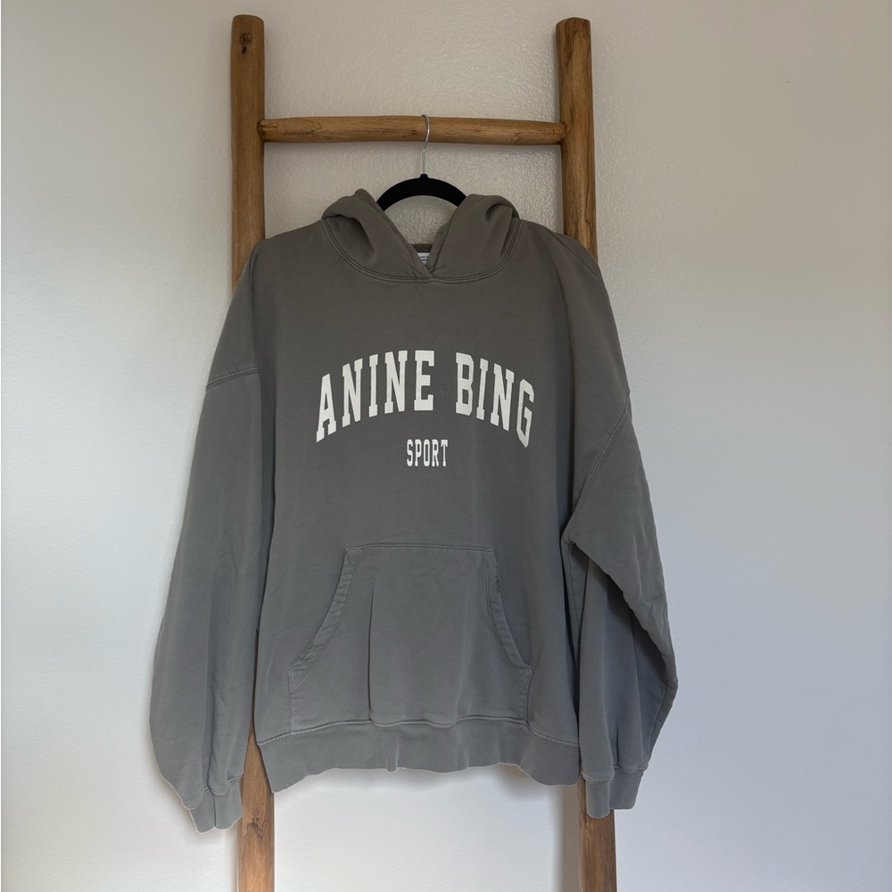 Anine Bing Sport Charcoal Hoodie